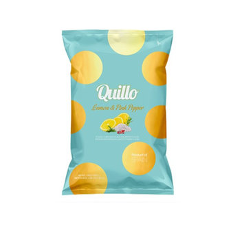 Quillo Chips Lemon &amp; Pink Pepper 45 gram