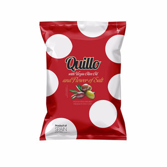 Quillo Chips 100% Olive Oil and Flower of Salt 45 gram